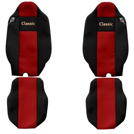 Set Huse Scaun Camion F-Core Classic Rosu F-CORE PS30 RED